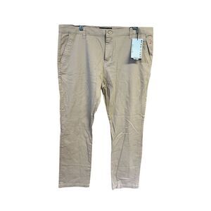 Members Only Men’s Pants Sz 38/32 Tan Stretch NWT